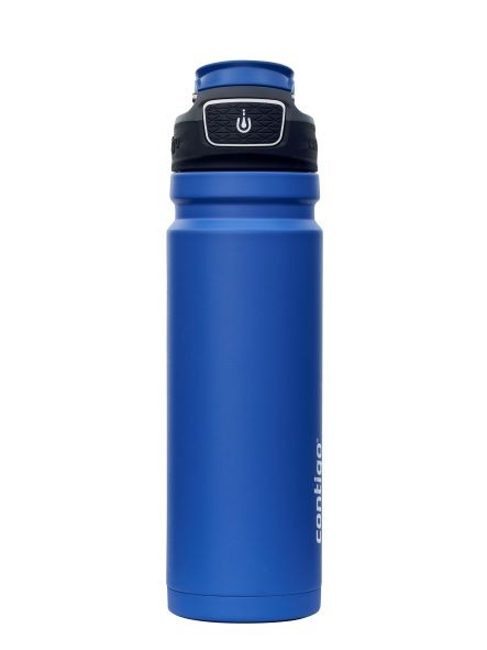Contigo Autoseal Free Flow Premium Outdoor vacuum-insulated water bottle, drinking bottle 700ml (blue corn)